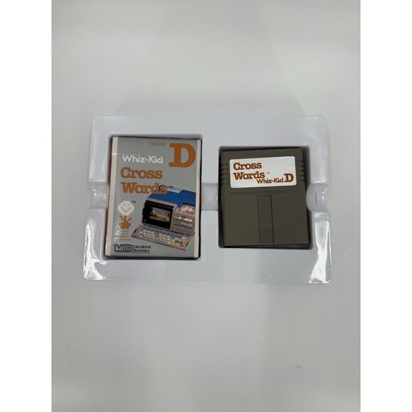 NEW Vintage 1984 VTECH Crosswords Whiz Kid Electronic Learning System Series D - Picture 8 of 16